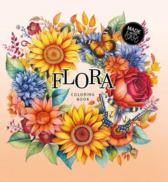 Kolorowanka 160x160 Flora Kwiaty - Fresh