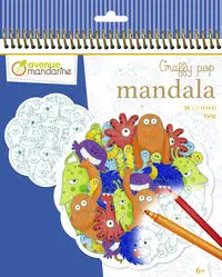 Kolorowanka Graffy Pop Mandala Plątanina potworów - Avenue Mandarine