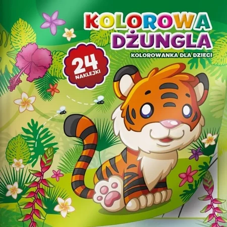 Kolorowanka Kolorowa Dżungla 210 - praca zbiorowa