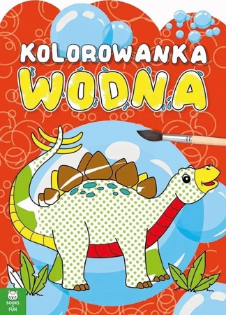 Kolorowanka wodna dinozaury - praca zbiorowa