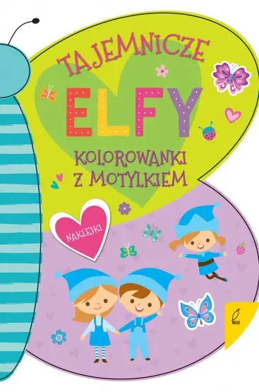 Kolorowanka z motylkiem. Tajemnicze elfy - Opracowanie zbiorowe