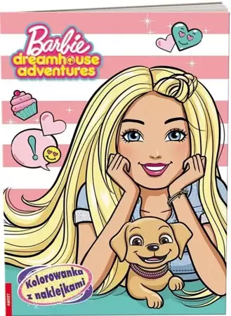 Kolorowanka z naklejkami. Barbie Dreamhouse Adventures - Opracowanie zbiorowe