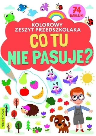 Kolorowy zeszyt przedszkolaka. Co tu nie pasuje - praca zbiorowa