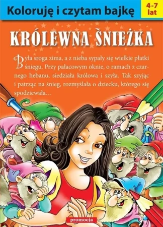 Koloruję i czytam bajkę. Królewna Śnieżka - Dorota Fic