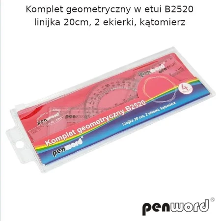 Komplet geometryczny 4el - Penword