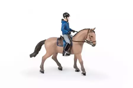 Koń z jeźdźcem mężczyzną - PAPO
