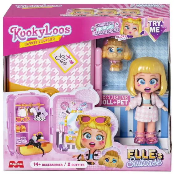 Kookyloos Elle's Suitcase - Magic Box Toys Polska (L)