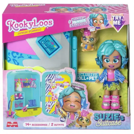 Kookyloos Suzie Q´s Suitcase - Magic Box Toys Polska (L)