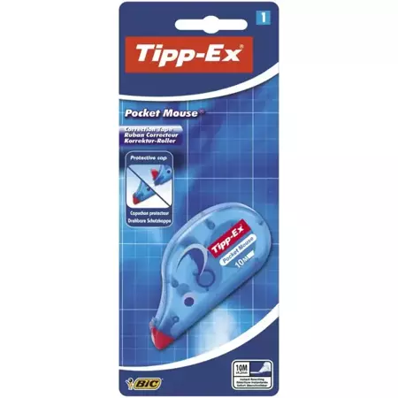 Korektor TIPP-EX Pocket Mouse Blister 1szt - BIC