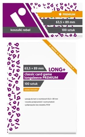 Koszulki CCG Longsleeve Premium 63,5x89 (100szt) - Rebel