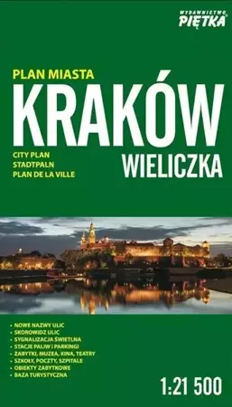 Kraków,Wieliczka 1:21 500 plan miasta PIĘTKA