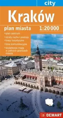 Kraków - plan miasta 1:20 000 - praca zbiorowa