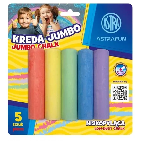 Kreda Jumbo Fun 5szt ASTRA - ASTRA papiernicze