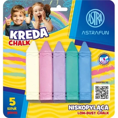 Kreda Jumbo kwadratowa Fun 5szt ASTRA - ASTRA papiernicze