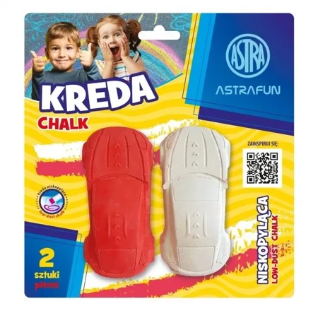 Kreda Samochody Fun 2szt ASTRA - ASTRA papiernicze