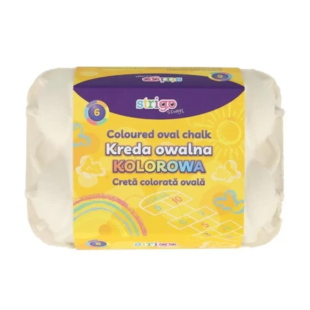 Kreda chodnikowa Owalna 6 kolorów STRIGO