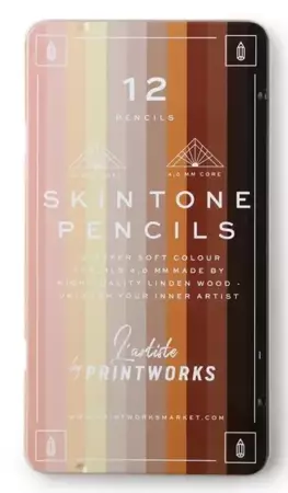 Kredki 12 kolorów Skin Tone - PRINTWORKS