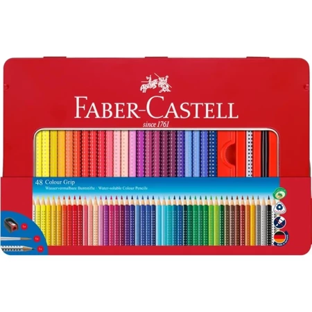 Kredki Colour Grip 2001 48szt metal opakowania - Faber Castell