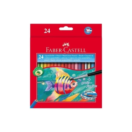 Kredki akwarelowe Classic Colours 24 kolory - Faber Castell