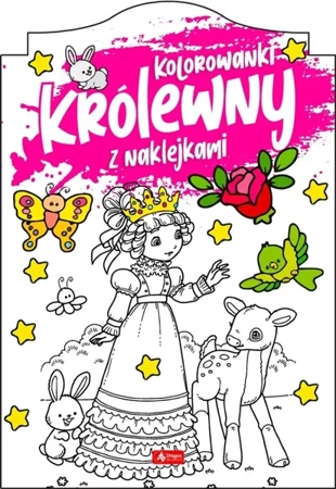 Królewny. Kolorowanka z naklejkami - praca zbiorowa