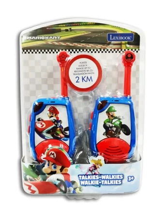 Krótkofalowki Walkie-talkie Mario Kart z funkcją alfabetu Morse'a TW25NI - Lexibook