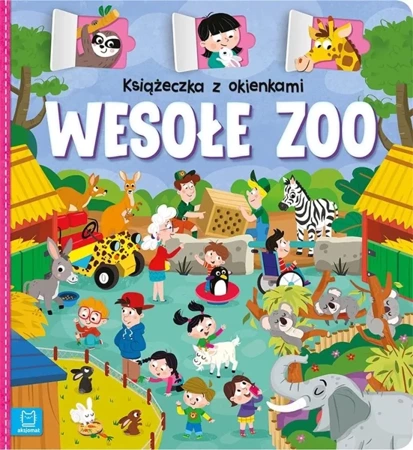 Książeczka z okienkami. Wesołe zoo - Agnieszka Bator