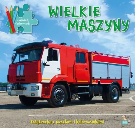 Książeczka z puzzlami Wielkie maszyny - Opracowanie zbiorowe