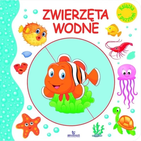 Książeczka z puzzlami. Zwierzęta wodne - Ewelina Grzankowska