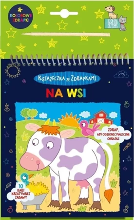 Książeczka ze zdrapkami - na wsi - praca zbiorowa