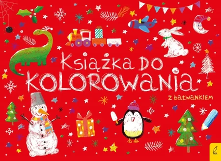 Książka do kolorowania z bałwankiem - Opracowanie zbiorowe