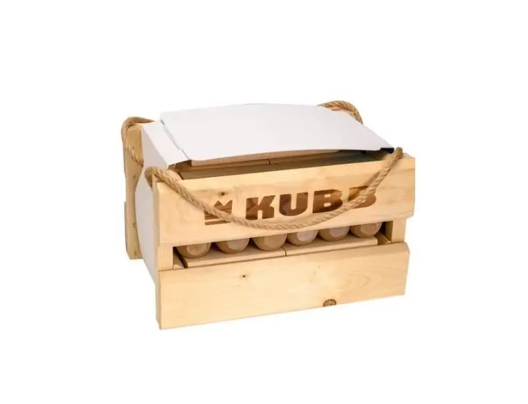 Kubb w drewnianym pudełku - Tactic