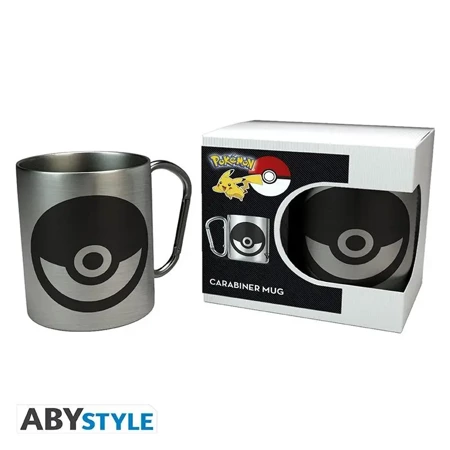 Kubek 235ml Pokemon Mug Carabiner Pokeball - Abysse