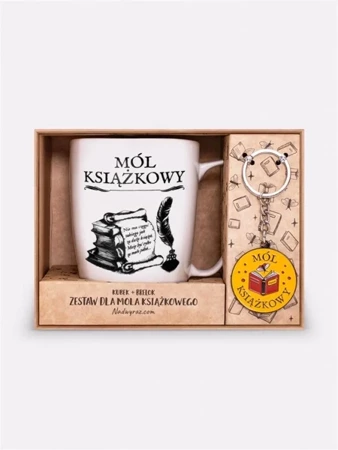 Kubek + brelok Mól książkowy - Nadwyraz