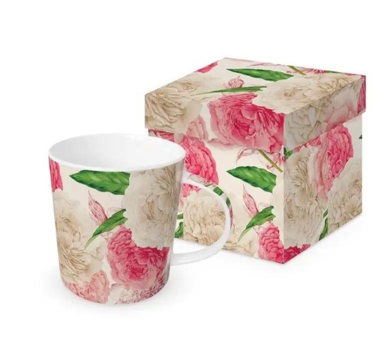 Kubek porcelanowy Peonie 350ml - PPD PaperProducts Design