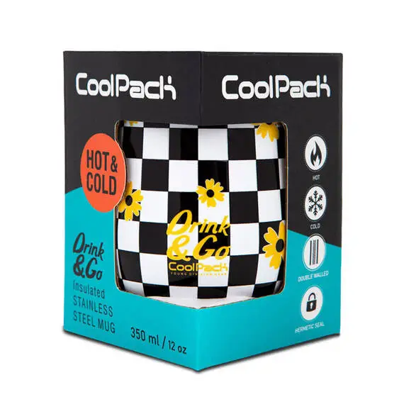 Kubek termiczny 355ml Coolpack Coffee Mug Chess Flow - PATIO