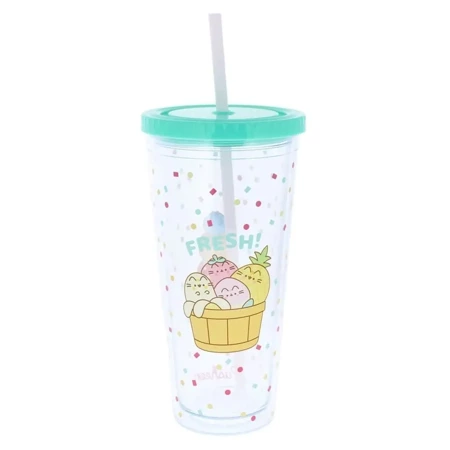 Kubek z rurką 600ml Pusheen PURF6014 - BLUEPRINT