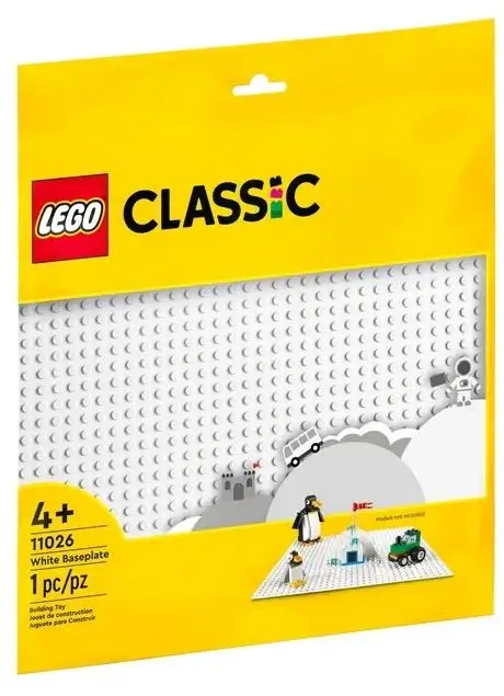 LEGO(R) CLASSIC 11026 Biała płytka konstrukcyjna - Classic