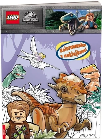 LEGO(R) Jurassic World. Kolorowanka z naklejkami - praca zbiorowa