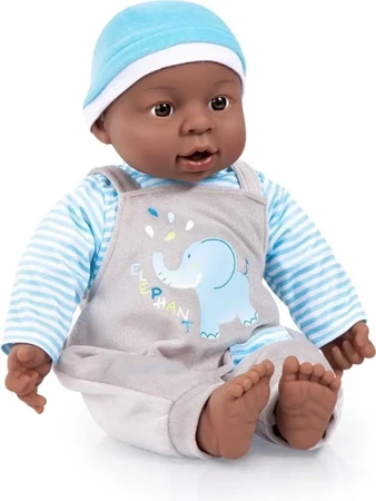 Lalka Interactive Baby 40cm niebieska - Bayer Design