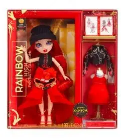 Lalka Rainbow High Fantastic Fashion Doll- RED - Ruby Anderson - Mga