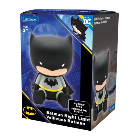 Lampka nocna zmieniająca kolor Batman ok. 13 cm NLJ01BAT - Lexibook