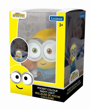 Lampka nocna zmieniająca kolor Minionki NLJ01DES - Lexibook