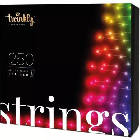 Łańcuch świetlny. Twinkly Strings 250 LED RGB 20 m