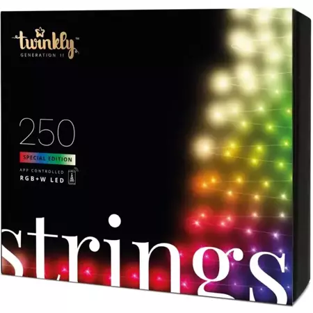 Łańcuch świetlny. Twinkly Strings 250 LED RGB+W 20 m