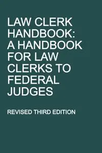 Law Clerk Handbook - Michigan Legal Publishing Ltd.