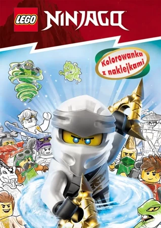 Lego Ninjago Kolorowanka z naklejkami NA-6705 - Opracowanie zbiorowe