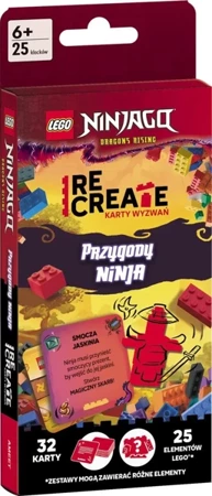 Lego Recreate. Karty Wyzwań. Przygody ninja