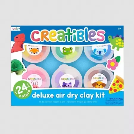 Lekkolina Creatibles Air Dry Clay Kit 24 kolory - ooly