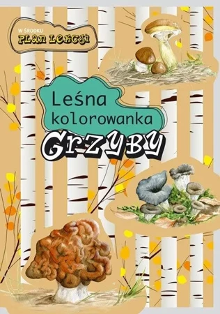 Leśna kolorowanka. Grzyby - Katarzyna Kopiec-Sekieta, Eliza Goszczyńska