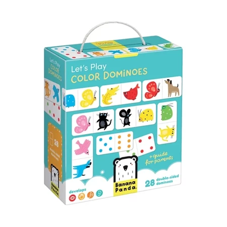 Let's Play. Color Dominoes - Banana Panda